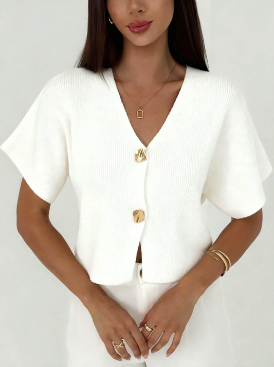 Blusa Parisian™ – Chic. Sofisticado. Atemporal.
