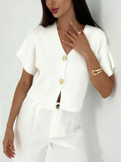 Blusa Parisian™ – Chic. Sofisticado. Atemporal.