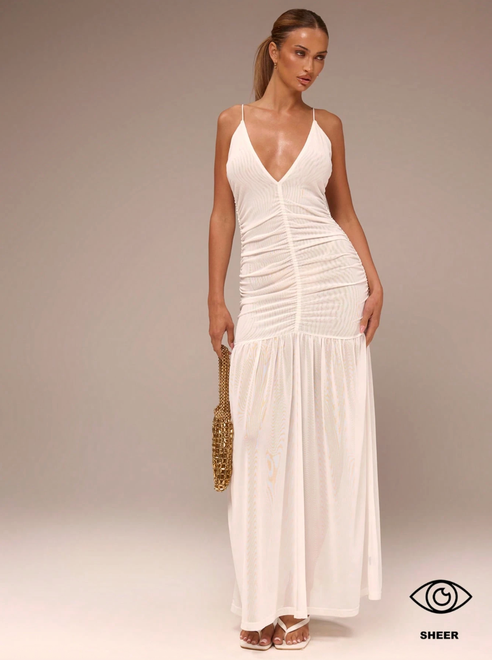 Vestido Asymmetric Ruched™ – Moderno. Sofisticado. Favorecedor.