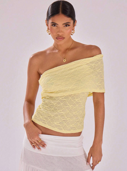 Blusa One-Shoulder™ – Moderno. Sofisticado. Vanguardista.