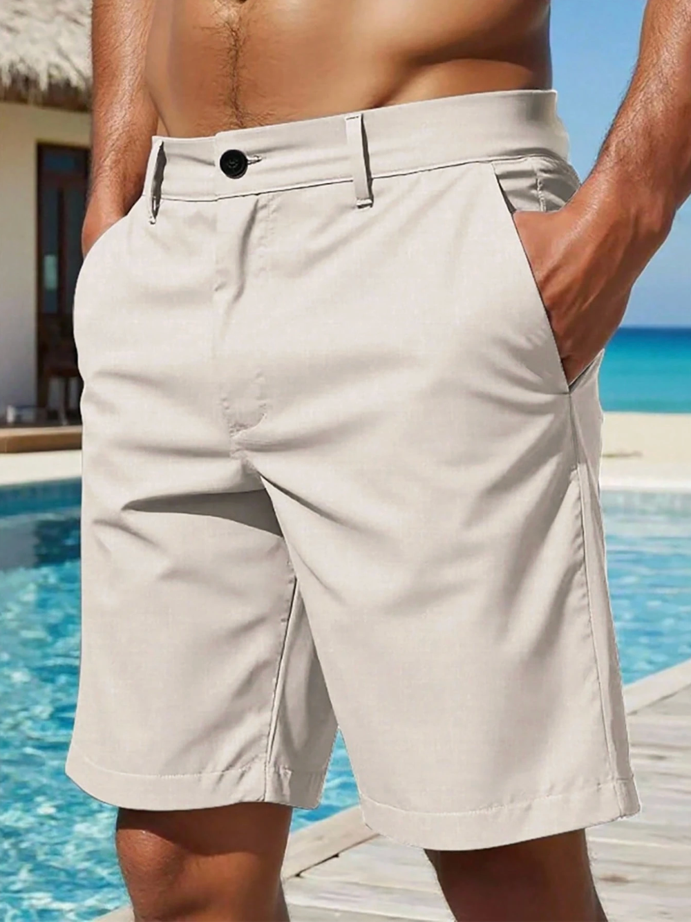 The Riviera Linen Short — Airy. Unstructured. Essential. Your New Coastal Escape.