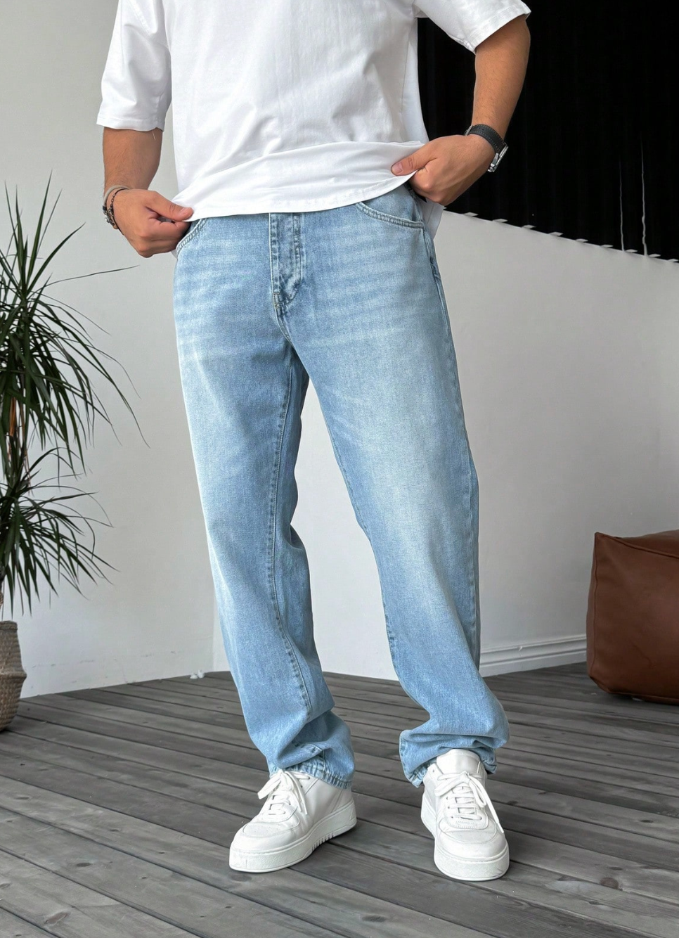 The Linear Y2K Denim — Retro. Structured. Raw. The New Blueprint of Streetwear.